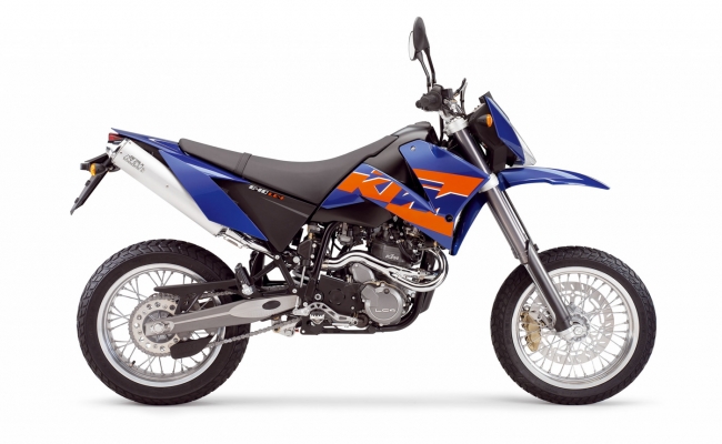 KTM 640 LC4 SUPERMOTO BLUE 2005