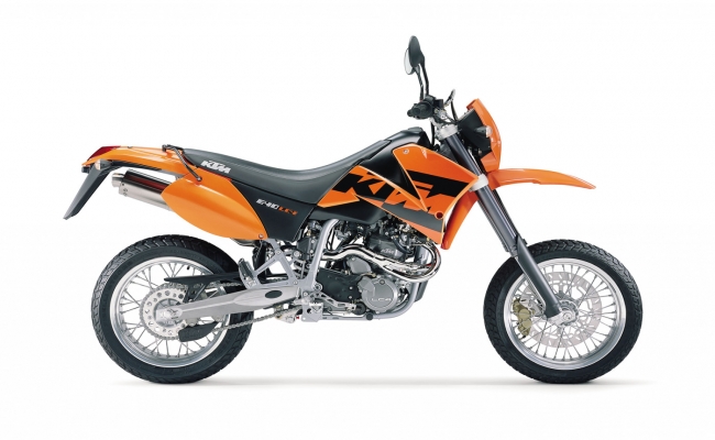 KTM 640 LC4 SUPERMOTO ORANGE 2004