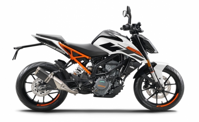 KTM 125 DUKE BLANC 2018