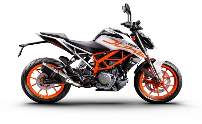 KTM 390 DUKE BLANC 2019