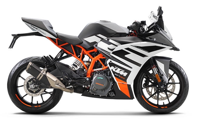 KTM RC 390 BLANC 2020