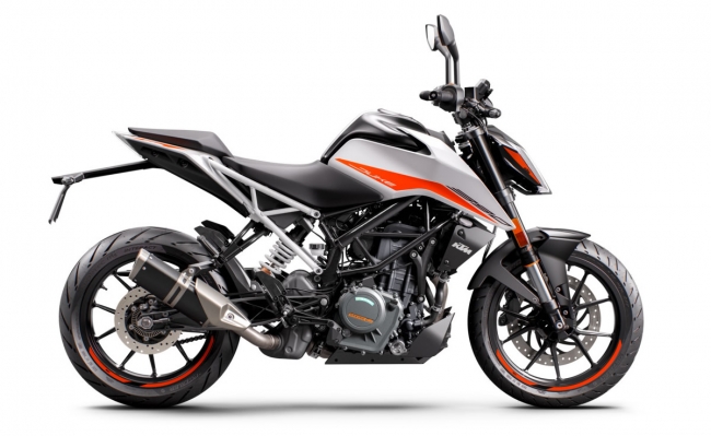 KTM 390 DUKE BLANC 2021