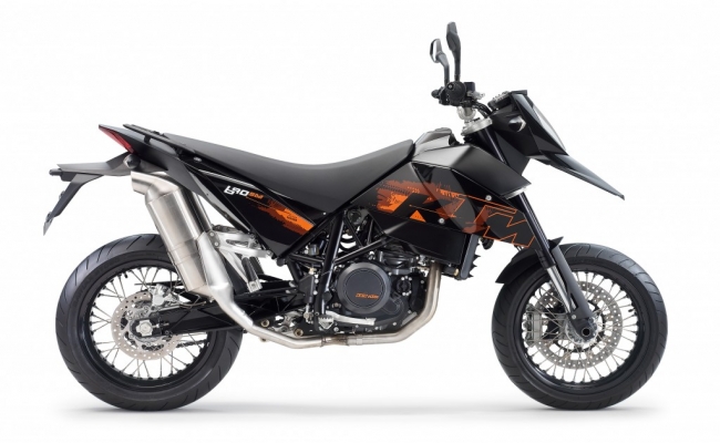 KTM 690 SUPERMOTO BLACK 2008