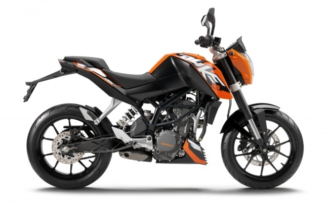 KTM 125 DUKE ORANGE 2012