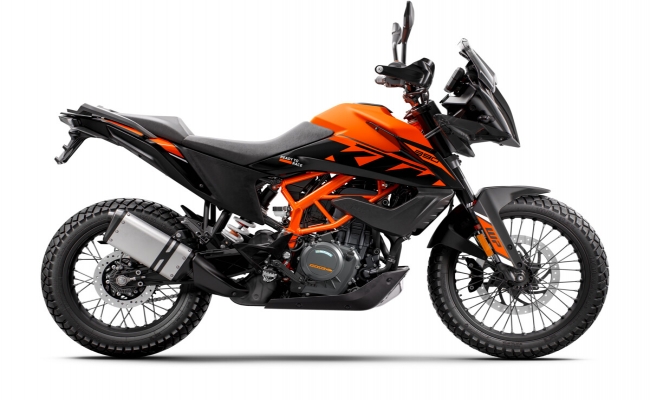 KTM 390 ADVENTURE ROUES A RAYONS ORANGE 2023