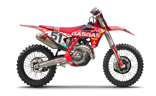 GASGAS MC 450F TROY LEE DESIGNS 2022