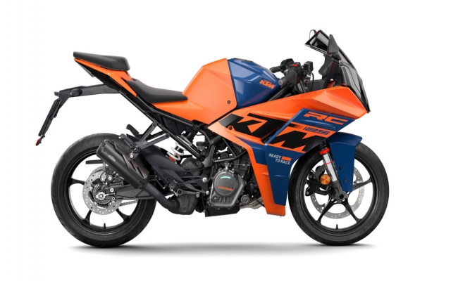 KTM RC 125 BLEU 2024