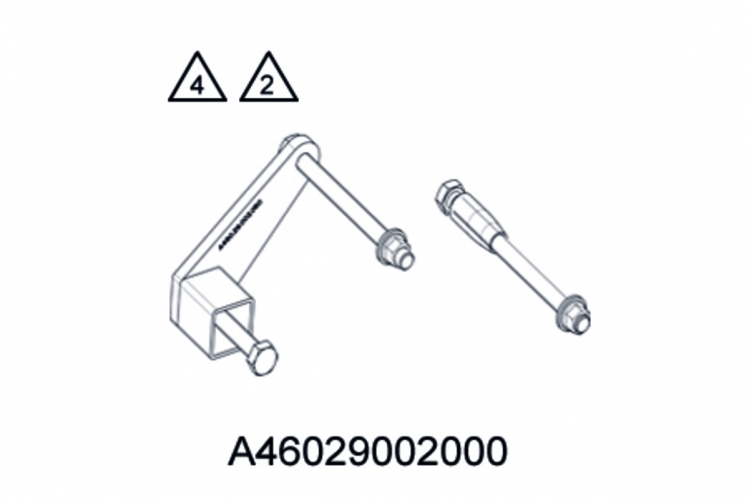 ADAPTEUR POUR OUTIL DE SUPPORT DE MONTAGE MOTEUR KTM 250/350 SX-F 23