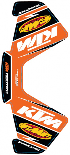 AUTOCOLLANT FMF KTM SILENCIEUX POWERCORE