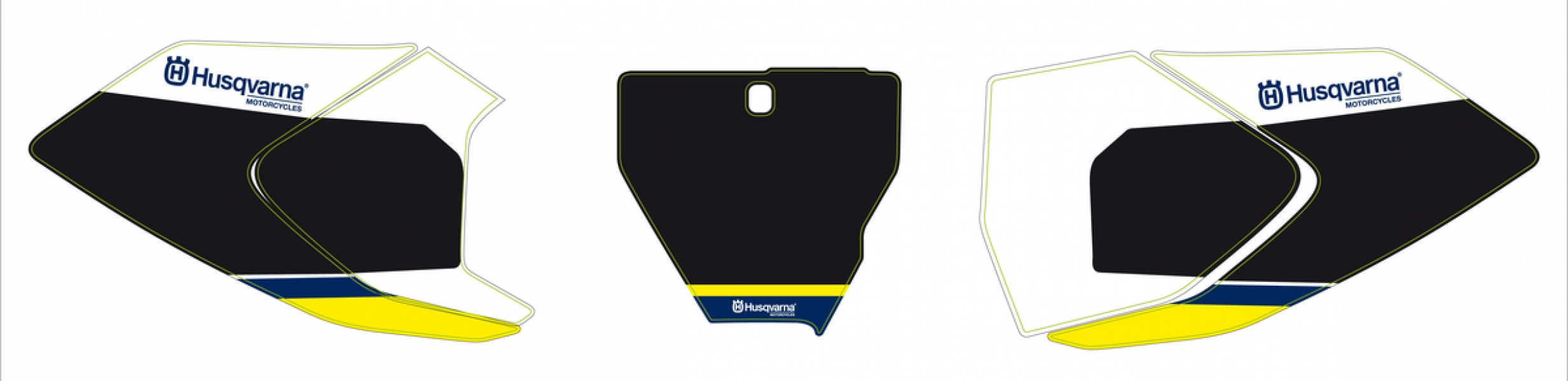 AUTOCOLLANTS DE FOND DE PLAQUE HUSQVARNA