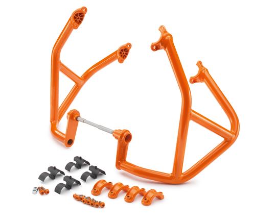 BARRE DE PROTECTION LATERALE ORANGE KTM 690 DUKE/R 16-19