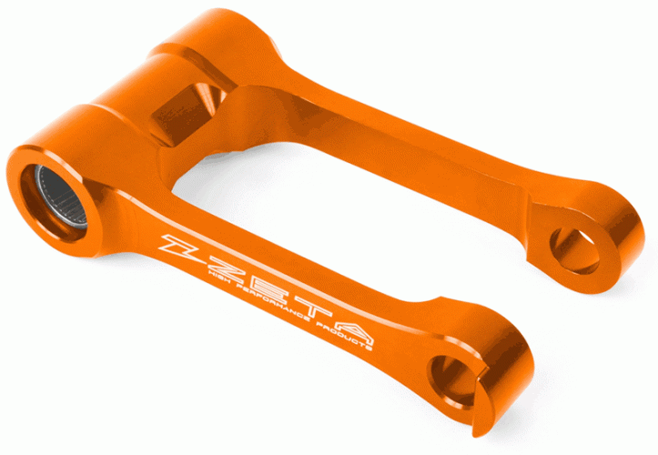 BIELLETTE RABAISSEMENT AMORTISSEUR ZETA ORANGE -30MM KTM 125/150 SX 16-18/ SX-F 16-18