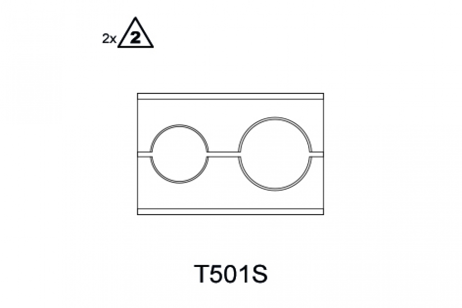 BLOC DE SERRAGE TUBE INTERIEUR/EXTERIEUR