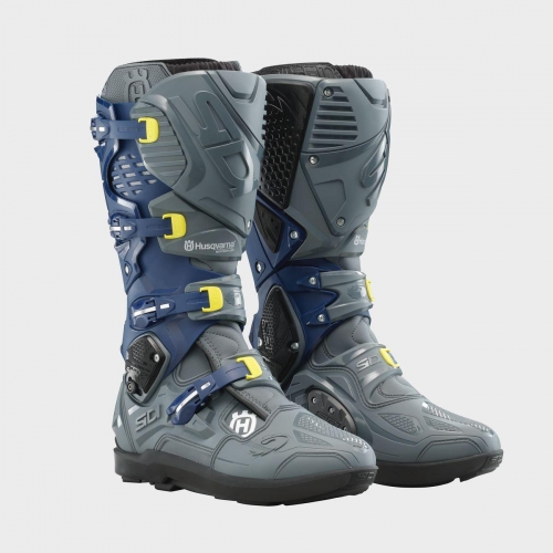 BOTTES MX HUSQVARNA MOTORCYCLES SIDI CROSSFIRE 3 SRS GRIS