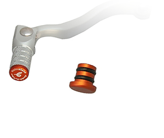 BOUCHON EMBOUT SELECTEUR ROND ORANGE KTM SX/EXC