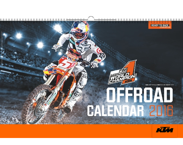 CALENDRIER OFFROAD/STREET KTM 2016