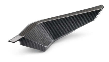 carenage de selle gauche carbone