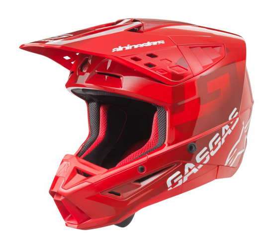 CASQUE MX GASGAS ALPINESTARS S-M 5 ROUGE 24