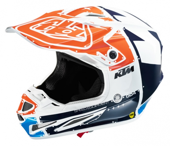 CASQUE MX KTM TROY LEE DESIGNS SE4 PRO NEPTUNE