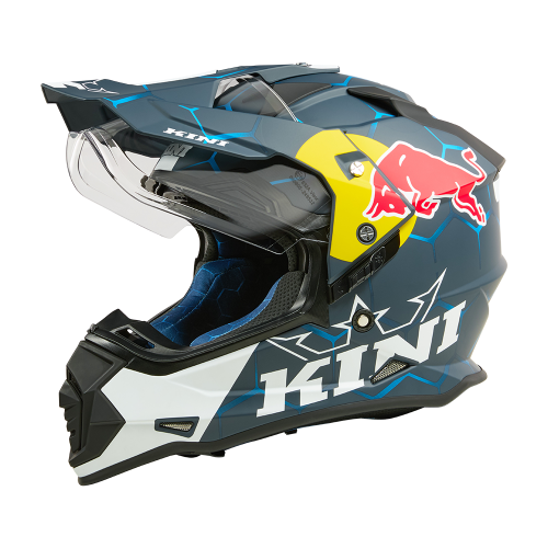 CASQUE ROUTE KINI RED BULL ADV 1.0 BLUE/WHITE