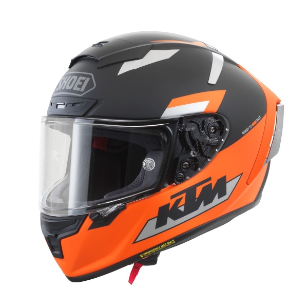 CASQUE ROUTE KTM SHOEI X-SPIRIT III NOIR/ORANGE