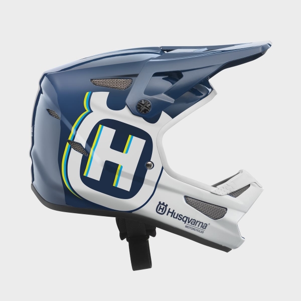 CASQUE VELO ENFANT HUSQVARNA MOTORCYCLES 100% STATUS BLEU