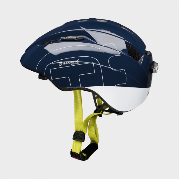 CASQUE VELO ENFANT HUSQVARNA MOTORCYCLES TRAINING BIKE BLEU/JAUNE