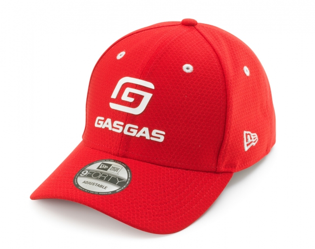 CASQUETTE GASGAS TEAM CURVED ROUGE