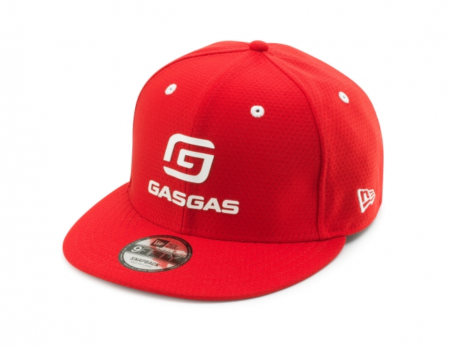 CASQUETTE GASGAS TEAM FLAT ROUGE