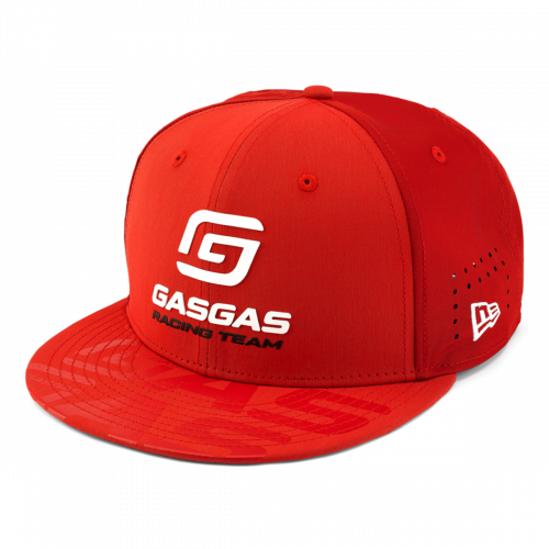 CASQUETTE GASGAS TEAM FLAT ROUGE 25