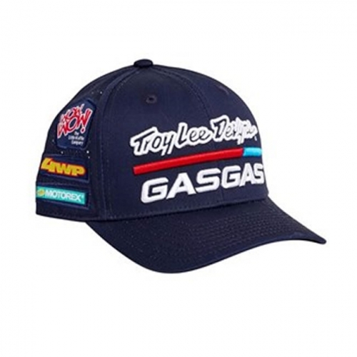 CASQUETTE GASGAS TROY LEE DESIGNS TEAM CURVED NAVY