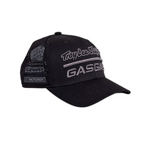 CASQUETTE GASGAS TROY LEE DESIGNS TEAM CURVED NOIR