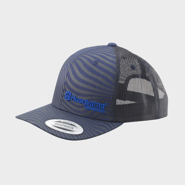 CASQUETTE HUSQVARNA MOTORCYCLES RAILED TRUCKER