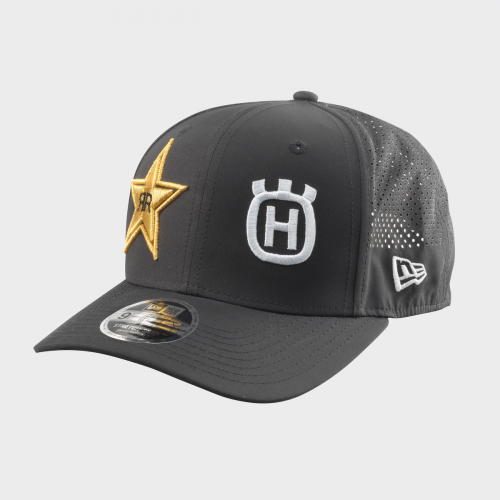 CASQUETTE HUSQVARNA MOTORCYCLES ROCKSTAR CURVE NOIR