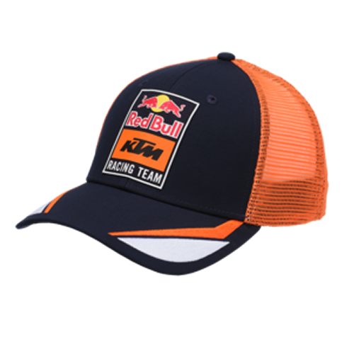 CASQUETTE RED BULL KTM RACING TEAM TURBO TRUCKER NAVY ORANGE