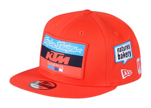 CASQUETTE TEAM KTM TROY LEE DESIGNS GOPRO ORANGE