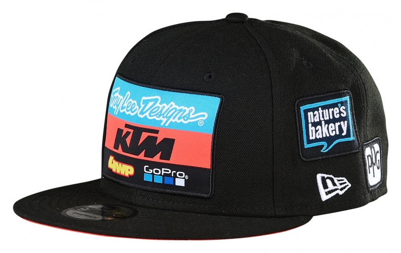 CASQUETTE TEAM KTM TROY LEE DESIGNS GOPRO NOIR 19