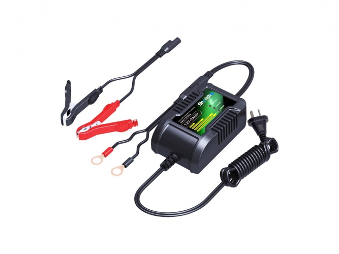 CHARGEUR BATTERIE LITHIUM SKYRICH 12V/2Ah