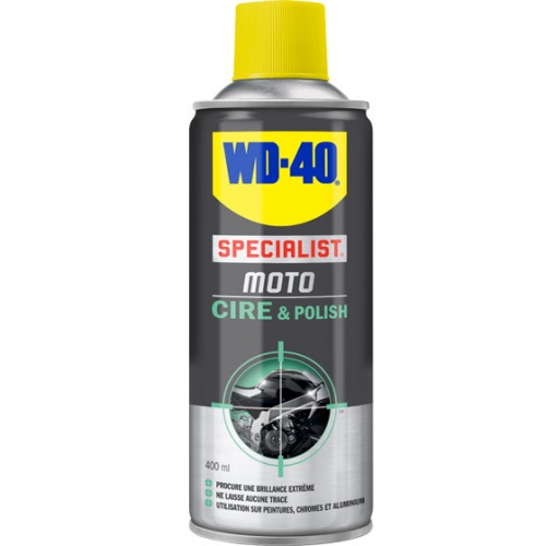 CIRE ET POLISH WD40 SPECIALIST MOTO 400ML