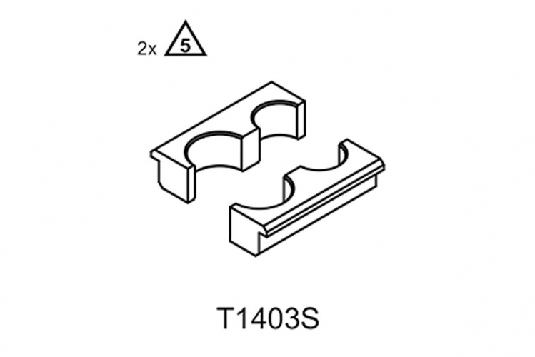 CLAMPING BLOCK F. PIPE 48/60 KTM