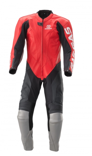 COMBINAISON MOTO ROUTE CUIR GASGAS VAMOS NOIR/ROUGE