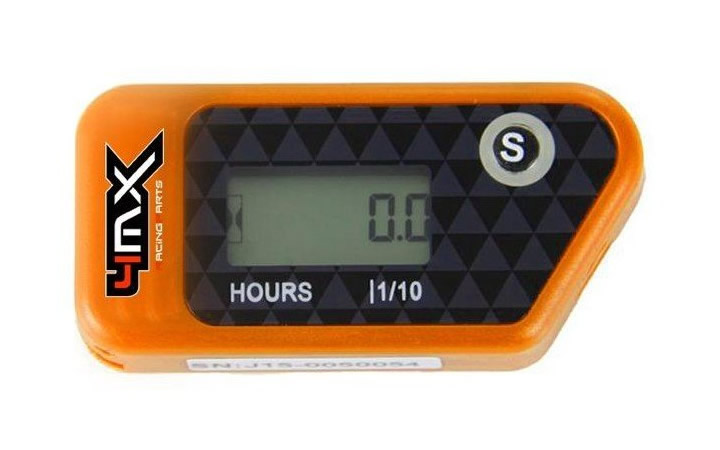 COMPTEUR HEURE SANS FIL 4MX ORANGE