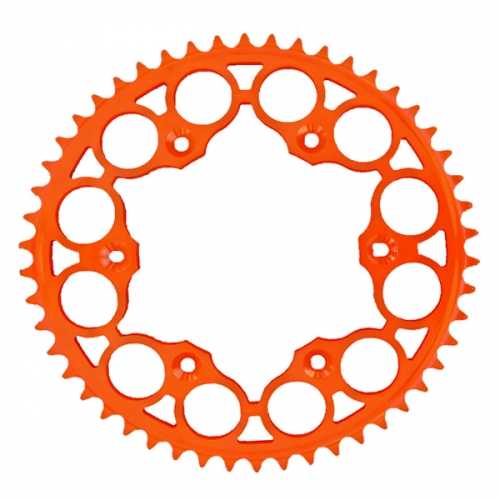 COURONNE ACIER ORANGE S-TEEL KTM SX/EXC