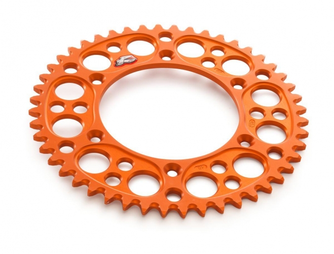 COURONNE ALUMINIUM ORANGE GP RENTHAL KTM SX/EXC