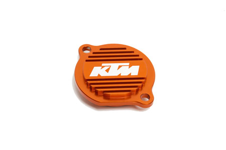 COUVERCLE FILTRE HUILE ORANGE KTM 250 SX-F 06-12/ 250 EXC-F 07-13