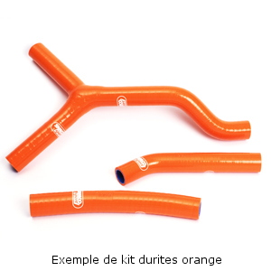 DURITE RADIATEUR SILICONE ORANGE KTM 125/200 DUKE