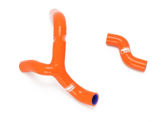 DURITE RADIATEUR SILICONE ORANGE SAMCO KTM 65 SX 16-18