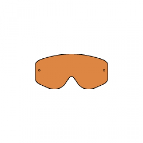 ECRAN LUNETTE MX KTM RACING GOGGLES SINGLE LENS ORANGE