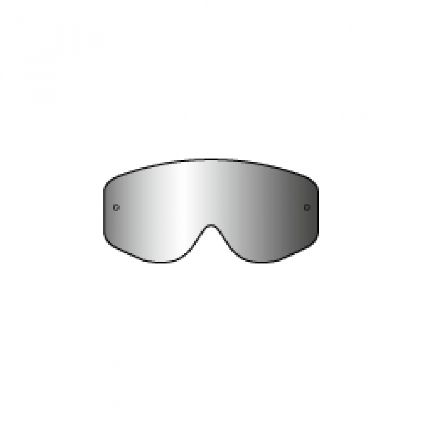 ECRAN LUNETTE MX KTM RACING GOGGLES SINGLE LENS SILVER MIRROR