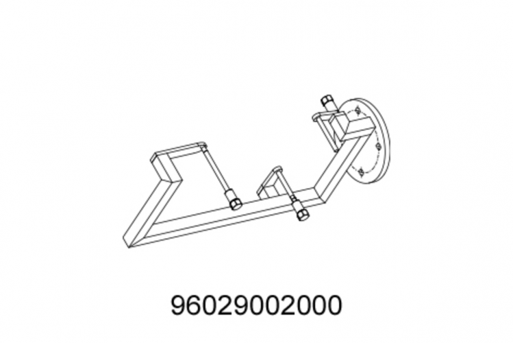 ENGINE BRACKET FOR ENGINE ASSEMBLY STAND KTM